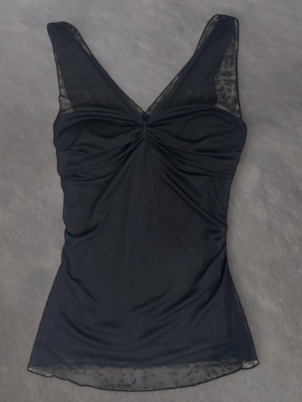 Y2K Le Chateau Black Tank Top🖤